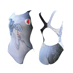 Nuevos trajes de baño deportivos atléticos de una pieza de alta calidad con estampados geométricos de animales - Product Image 3