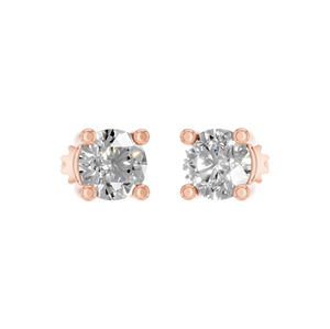 14K Or Massif IGI Certifié Lab Grown Diamond Brilliant Cut Classic Solitaire Boucles D'oreilles Fine Women Wedding Manufacturer - Product Image 4