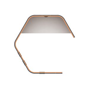 Hexagon FLOW 1 Acoustic Fabric <b>Office</b> Pod Modular <b>Workstation</b> for Quiet Spaces - Product Image 4