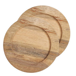 Vente à chaud d'assiettes en bois d'acacia prix de gros d'assiettes en bois de teck assiettes en bambou plateaux de bols de qualité supérieure - Product Image 2