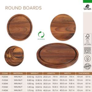 Planche à découper en bois artisanale rustique, finition à l'huile naturelle, parfaite pour la cuisine de ferme avec du fromage en acier inoxydable - Product Image 2