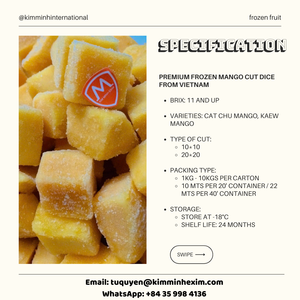 FROZEN IQF <b>MANGO</b> FROM VIETNAM KMI FACTORY - Product Image 3