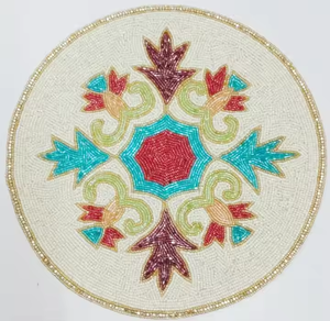 Napperon à perles le plus tendance napperon de table brodé de qualité supérieure protège votre salle à manger des taches de chaleur à un prix abordable - Product Image 3