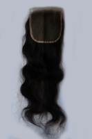 Extensions de cheveux naturels indiens de luxe, non traités, avec closure HD en dentelle, ondulations et boucles douces nouées à la main, double trame machine