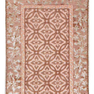 ALFOMBRAS Alfombra bordada de seda de bambú y lana anudada a mano de alta calidad, todos los tamaños para sala de estar, alfombra persa elegante - Product Image 1