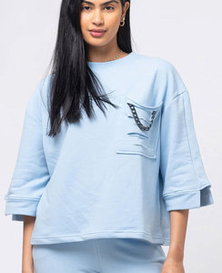 Conjunto deportivo de 2 piezas de talla grande para mujer con logotipo personalizado Sudadera con capucha de manga larga Jersey transpirable Chándales Sudadera estampada de maternidad - Product Image 4