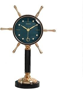 Reloj de mesa redonda moderno de excelente calidad, silencioso, sin tictac, para sala de estar, dormitorio, hogar, oficina, decoración, reloj de escritorio - Product Image 3