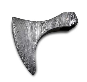 Nordic Forge NF116 Customizable Damascus Steel <b>Axe</b> Head Viking Style Bearded DIY Hatchet <b>Wood</b> Handle Industrial Grade Hand - Product Image 4