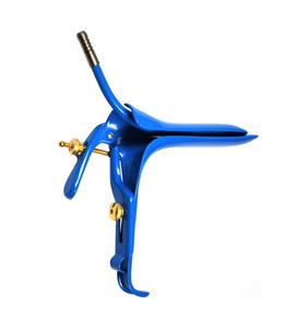 Spéculum Vaginal chirurgical à revêtement bleu, utilisé pour l'examen de gynécologie, petit, moyen et grand - Product Image 3