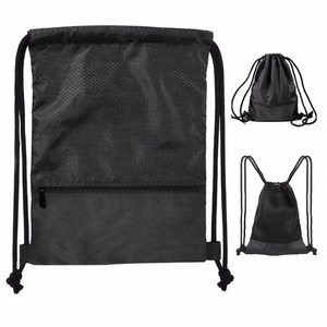 Custom Nylon <b>Drawstring</b> Gym <b>Bag</b> for Men – <b>Waterproof</b> Lightweight Foldable Sack Pack Sports <b>Bag</b> Low Price Wholesale - Product Image 5