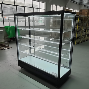 Duman dükkanı fırın vitrini camlı vitrin dolabı puro telefonu vitrini ile Led ışık tam görüş ekran gösterisi durumda - Product Image 5