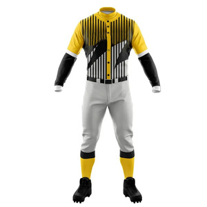 Wholesale OEM Service High Quality Baseball Uniform 100% Polyester Moisture-Wicking Quick Dry V-<b>neck</b> <b>Light</b>-Weight Best Design - Product Image 5