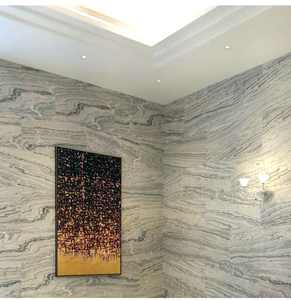 กระเบื้องวีเนียร์หินบางที่มีความยืดหยุ่นตามธรรมชาติ100% หินธรรมชาติทนทานสำหรับผนังในวิลล่า - Product Image 4