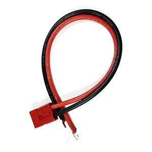 硅胶6AWG黑色/红色电线一侧带叉/环形端子另一侧带50A连接器 - Product Image 5