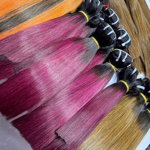 Dream Hair T01 Cabello Virgen Vietnamita, Trama Doble a Máquina, Súper Doble Trama, Paquete de 100g, 30 Pulgadas, Apto para Permanente, Sin Aditivos - Product Image 1