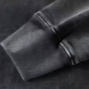 Sudadera Personalizada para Hombre, Invierno, Lavado Ácido, Bordada, Ecológica, 100% Algodón, Corte Regular, Ligera, Transpirable - Product Image 4