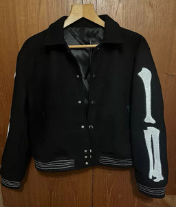 Men's Custom 100% Cotton Canvas Stand Collar Varsity <b>Jackets</b> <b>with</b> Front Logo <b>Fleece</b> <b>Lining</b> Quick Dry OEM Service - Product Image 1