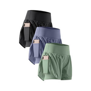 ชุด2ชิ้นกางเกงขาสั้นสลิมฟิตแขนยาวพิมพ์ลายกีฬา - Product Image 2