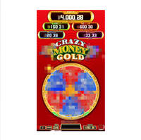 Crazy Money Gold Vertical pour plateau de jeu Fire Link pour machine d'arcade personnalisable avec prise US, à partir de 8 ans, fabriqué à Taïwan, en promotion