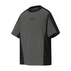 Custom <b>Men's</b> & Women's 100% Cotton Raglan Sleeve <b>T</b>-<b>Shirt</b> Summer Breathable Oversized Two-Tone Design <b>Long</b> <b>Length</b> Knitted Fabric - Product Image 3