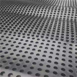 Vente en gros de feuilles de drainage en plastique à fossettes en rouleau rouleaux de panneau de drainage en composite PE-HD pour mur de soutènement de jardin sur toit - Product Image 5