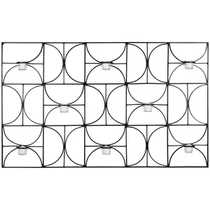 Metal <b>Candle</b> <b>Holder</b> for <b>Wall</b> Shiny Polished Iron Metal Indoor <b>Wall</b> Mounted <b>Candle</b> Sconce Wedding Decoration Glass Jar Votive - Product Image 6