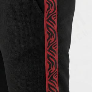 กางเกงขายาวทรงเทเปอร์สำหรับผู้ชายและผู้หญิง กางเกงกีฬาลำลอง จ็อกเกอร์ รับผลิตแบบ OEM ODM ขายส่ง ทนทาน ระบายอากาศได้ดี สีตามสั่ง - Product Image 5