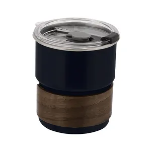 Bicchiere Personalizzato in Acciaio e Legno, Gadget in Acciaio Inossidabile - Product Image 4