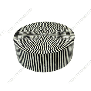 Mesa de centro con incrustaciones de hueso para sala de estar, muebles de mesa lateral de la India para decoración, venta al por mayor - Product Image 3