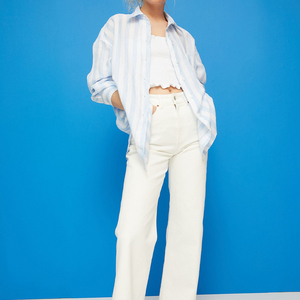 Ladies Tank <b>Tops</b>-Fashion Women Long Sleeve Casual Plaid Vintage Patches - Product Image 5