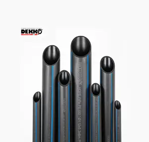 Dekko High density polyethylene pipes hdpe 16 - 1200mm diameter hdpe pipes hdpe water pipe price list