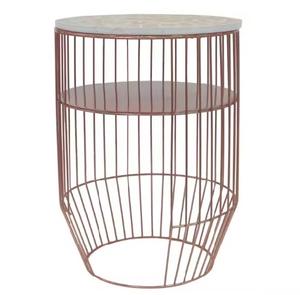 Tables métalliques personnalisées en fil métallique Tables à café, d'appoint et de salle à manger modernes, industrielles et à revêtement par poudre Vente à chaud disponible OEM/ODM - Product Image 5