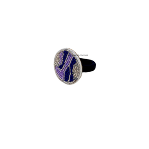 Coleteros de Cuentas Hechos a Mano de Última Moda de AP CURATED COUTURE, Diseños Personalizados, Adornos de Cuentas de Cristal, Coletero Decorado para Peinados - Product Image 2