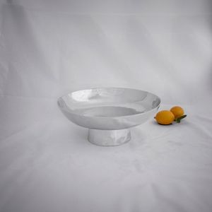 <b>Kitchen</b> <b>Accessories</b> Decorative Bowl Elegant Aluminium <b>Decor</b> with Shiny Brass Finish for Stylish Home Display - Product Image 3