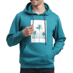 Vente en gros de pulls à capuche d'hiver 100% coton pour hommes, polaire vierge de haute qualité, respirant, respectueux de l'environnement, streetwear, service OEM - Product Image 1