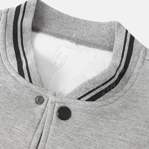 2025 vente en gros hommes Letterman Varsity vestes patchs de broderie personnalisés col montant 100% laine respirant écologique - Product Image 5