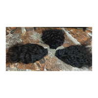 Cheveux humains à trame bouclée non traitée d'Inde du Sud 32 pouces meilleure extension de faisceaux ondulés Full Shine est fabriqué à partir de 100% de vrais cheveux humains