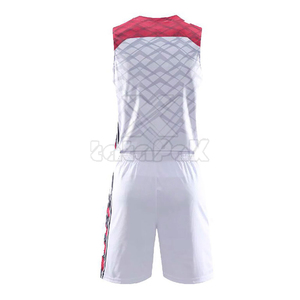 Uniforme de basket-ball d'été respirant de taille plus, design unique, séchage rapide, vêtements de sport unisexes sans manches - Product Image 2