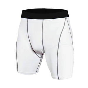 Short de compression personnalisable avec logo nouveau design pour homme Short de compression longueur spandex sous couche pour homme - Product Image 3