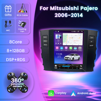 MEKEDE TS-Reproductor de audio para coche, Radio con Android, WIFI, 4G, DVR, DSP, TMPS, para Mitsubishi Pajero 2006-2014