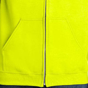 Sudadera con capucha para hombre de alta calidad gruesa en blanco liso de peso pesado verde neón sudaderas con capucha con logotipo personalizado de talla grande sudaderas con capucha para hombre - Product Image 5