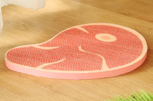 Rascador para Gatos Moderno y Creativo con Forma Rectangular, Reutilizable, Ecológico, de Cartón Corrugado, Hecho de Poliéster - Product Image 3