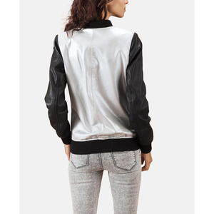 Veste en cuir véritable matelassée, respirante, imprimée et tricotée, de haute qualité, conçue sur mesure pour femmes, pour la saison hivernale, respectueuse de l'environnement - Product Image 3