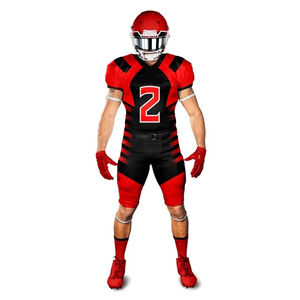 2026 juegos de uniformes de fútbol americano Premium personalizado transpirable 100% poliéster frente corto de talla grande características de fútbol Premium - Product Image 3