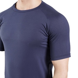 <b>Men</b> Sports Gym T-Shirt 100% Cotton 210gsm Slim Fit Short Sleeve Quick Dry <b>Stretch</b> Breathable Workout Training Tee Anti-Pilling - Product Image 5