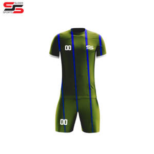 Ropa deportiva, uniforme de fútbol para adultos, nuevo estilo, Color sólido, tamaño personalizado, uniforme de fútbol para hombres, ropa deportiva - Product Image 3