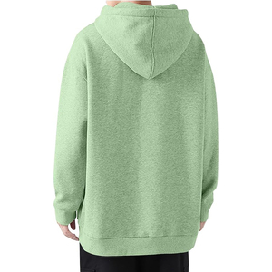 Sweat-shirts et sweats à capuche pour hommes en coton 100% lourd, couleur unie, impression sérigraphique personnalisée, hiver - Product Image 3