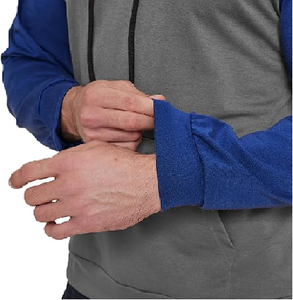 เสื้อฮู้ดผู้ชายลายธงชาติอเมริกา ผลิตจากโพลีเอสเตอร์ แขนยาวแบบแร็กแลน มีกระเป๋า - Product Image 4