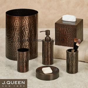 Silver Shade Stainless Steel Vanity Washroom and Bathing Set 6 Piece Modern Design Fancy Look <b>Bath</b> <b>Supplies</b> at Reasonable Price - Product Image 6