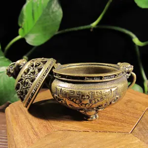 เตาเผากำยานทองเหลืองแบบเรียบง่ายสำหรับใช้ทางศาสนา พร้อมรูปทรง/ขนาดที่ออกแบบเองได้ เป็นธรรมชาติและทนทาน - Product Image 4